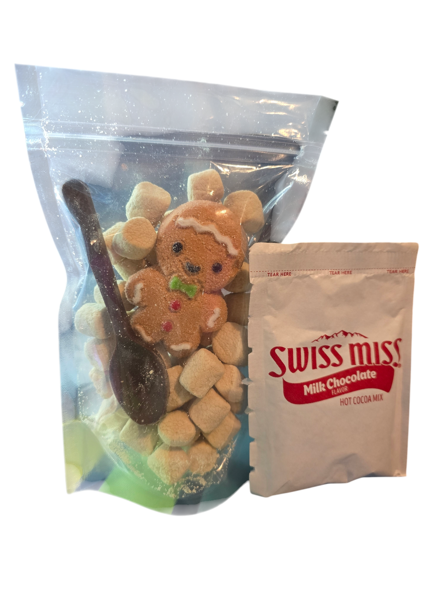 Freeze Dried Christmas Marshmallows (Comes with a bag of hot chocolate!)