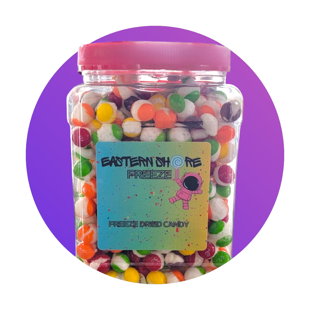 Freeze Dried Moon Rocks Large Jar (Skittlez)