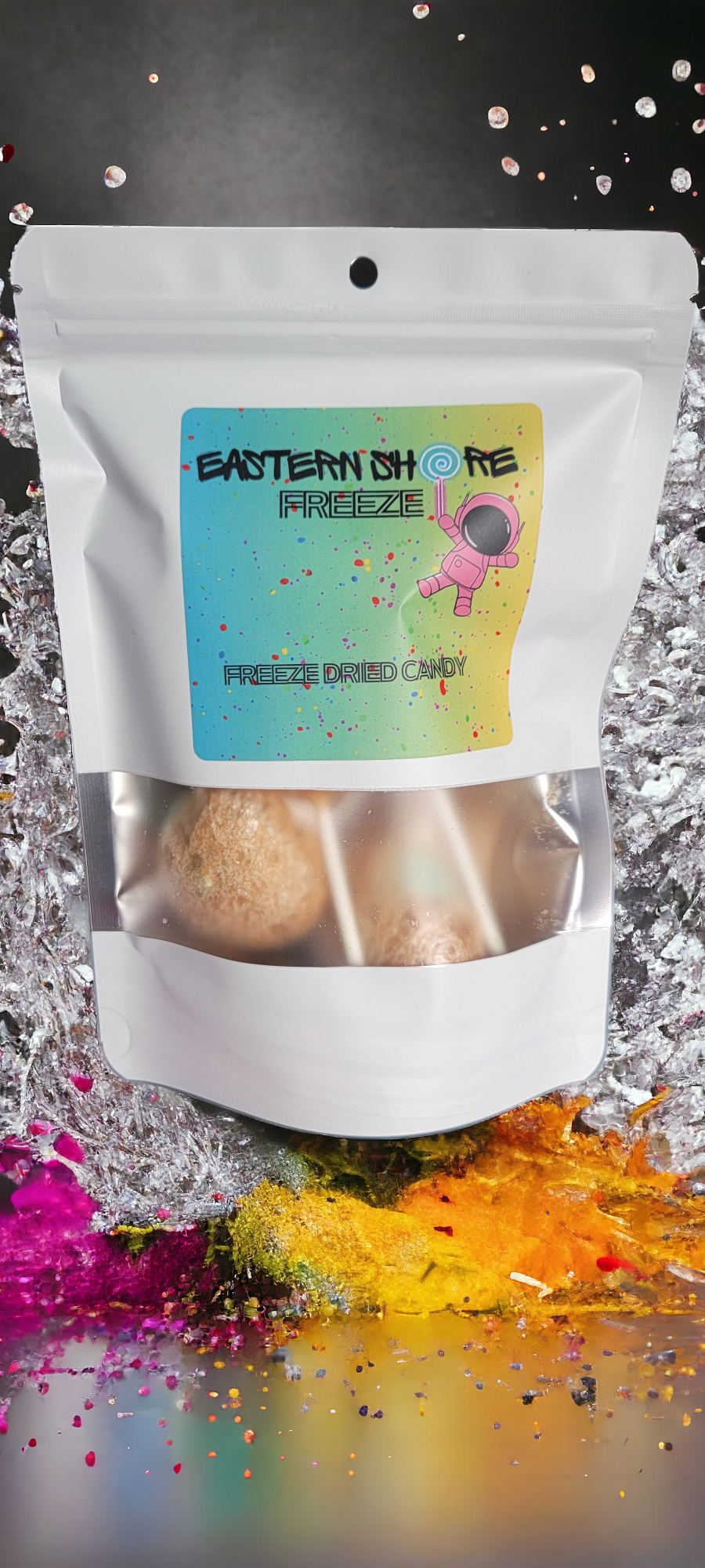 Freeze Dried Asteroid Pops (Caramel Apple Popz)