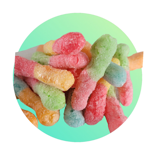 Freeze Dried Sour Space Worms (Gummi Wormz)